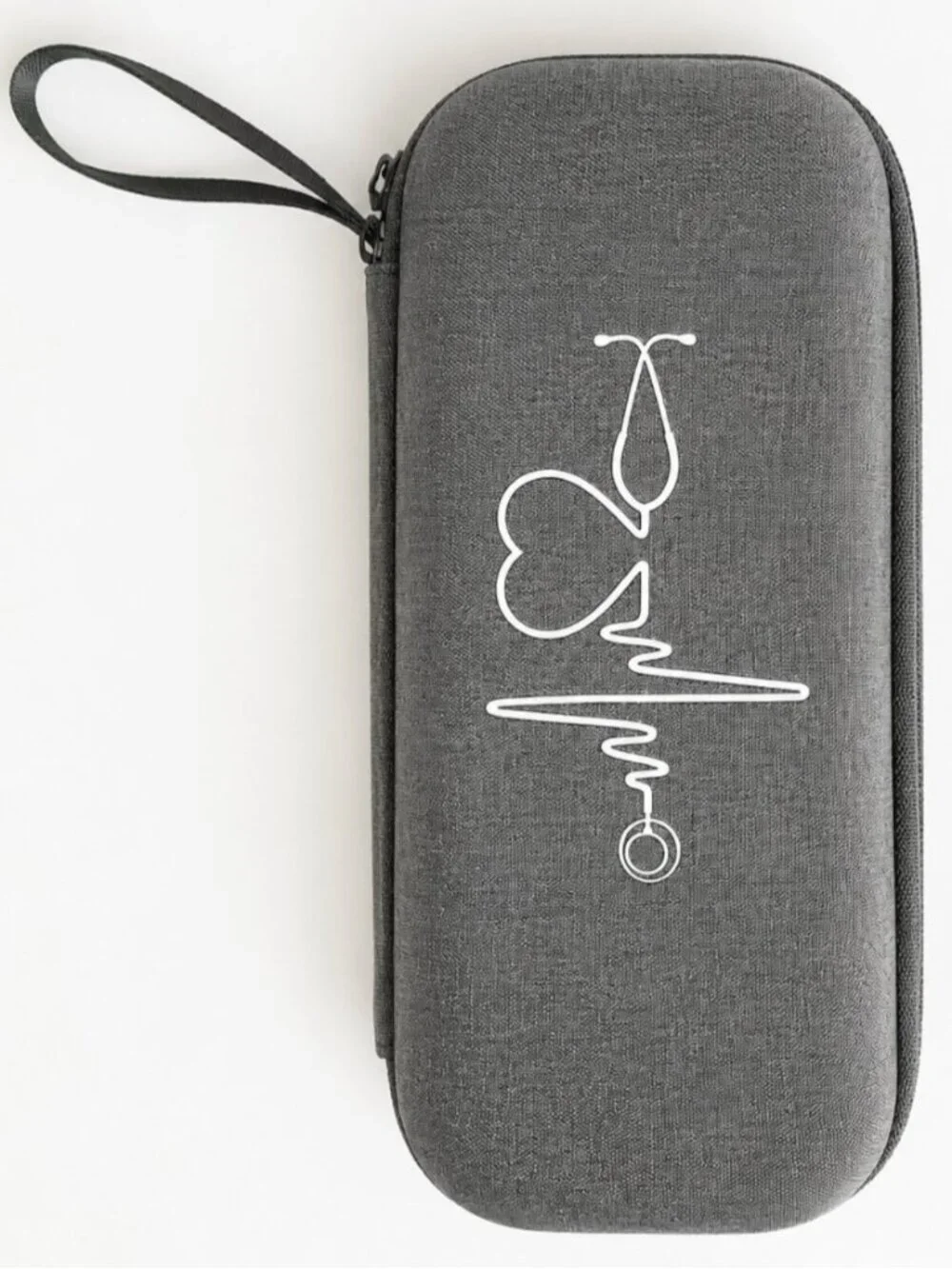 Black Stethoscope Hard Case Medical Nurse Doctor EMT Travel Storage Organizer